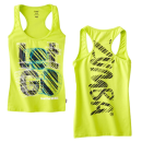 let go racerback zumba green